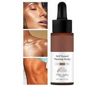 Gouttes Lumineuses Auto-Bronzantes,Lotion Autobronzante Dorée à Effet Lumière Intense - Activateur de Bronzage à Résultat Immédiat pour Séances UV & Soleil Naturel Lueur Dorée