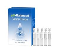 Gouttes Oculaires Apaisantes | 10 Pièces Liquide Rafraîchissant - Gouttes Lubrifiantes Pour Les Yeux,Pour Travail Maison Voyage Étude Lecture Réunions Longues Activités Extérieures