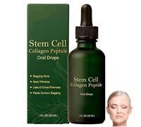 Gouttes orales de cellules souches et de peptides de collagène, gouttes de peptides de collagène anti-âge, raffermissent et liftent la peau relâchée et réduisent la formation des rides (1Pièce)