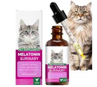 Gouttes pour chat - Gouttes liquides comestibles pour chat, calmer la nutrition, traitement pour les chats, goutte naturelle pour chatons, ajouter une goutte à la nourriture/l'eau, pour la marche, les