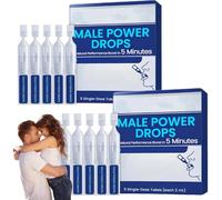 Gouttes pour la puissance masculine, gouttes retardantes pour une performance prolongée, énergie et endurance instantanées, résultats rapides. (2pcs)