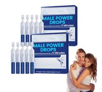 Gouttes pour la puissance masculine, Gouttes retardantes pour une performance prolongée, Soutien instantané de l'énergie et de l'endurance, pour hommes forts, Améliore la vitalité (2 boîte)