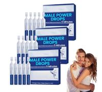 Gouttes pour la puissance masculine, Gouttes retardantes pour une performance prolongée, Soutien instantané de l'énergie et de l'endurance, pour hommes forts, Améliore la vitalité (3 boîte)