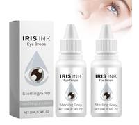 Gouttes Pour Les Yeux Décolorés, Les Gouttes Pour Les Yeux Décolorés Changent La Couleur De Vos Yeux, Gouttes oculaires naturelles, Soulager la fatigue oculaire(Gris)
