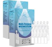 Gouttes Pour Les Yeux Multi-Usages, Douces Et Non Irritantes, Soulagent Les Yeux Secs Et FatiguéS, Pour Les Personnes Souffrant De Fatigue Oculaire Utilisation à Long Terme De Produits éLectroniques