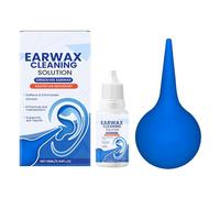 Gouttes Pour Oreille Élimination Cérumen,Kit De Nettoyage Auditif Avec Solution Adoucissante | Adoucissant Pour Acouphènes Bourdonnements Démangeaisons Audition Obstruée,Utilisation Quotidienne Douche