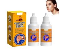 Gouttes Soulageant Les Maux D'oreilles 30g*2, Gouttes Auriculaires, Gouttes à Base De Plantes Naturelles, Soulage Les Douleurs Auditives, Portable, Petit Et Léger, Lotion lisse