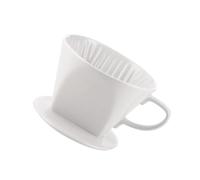 Goutteur à café en porcelaine réutilisable - Tasse à filtre conique pour infusion à la main - Accessoires pour voyage, maison, bureau