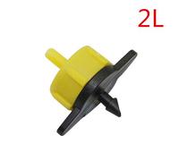 Goutteur à compensation de pression agricole,micro d'argile de jardin,émetteur,raccord d'arrosage,10 pièces - Type 2L