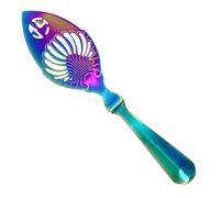 Goutteur d'absinthe - Cuillère à fente en acier inoxydable avec passoire creuse pour cubes de sucre | Outil de cuisine pour servir l'absinthe | Design creux, réutilisable, accessoire pour boissons