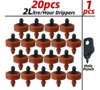 Goutteur d'irrigation goutte-à-goutte pour jardin,,buse compte-gouttes automatique à débit stable pour économie d'eau,bonsaï de serre - Type 2L Dripper-20pcs