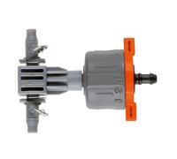 Goutteur en ligne réglable et régulateur de pression