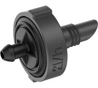 goutteur en ligne système micro drip 2 l/h, régulation de pression: Goutteur d¿extrémité pour plantes individuelles avec différentes hauteurs de pot, constant de 0,5 à 4 bars (13302-20)
