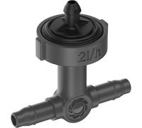 Goutteur en ligne système micro drip, régulation de pression: Goutteur pour système d'arrosage auto, pour rangées de plantes avec diff. hauteurs de pots, raccordement simple (13312-20)