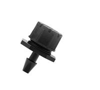 Goutteur Irrigation Réglable, 50 Pcs Arroseurs D'arrosage Réglables à 360 °, 8 Trous Micro Gicleurs Emetteur Goutte Système, Tête de Gicleurs D'irrigation pour Parterres de Home Garden Patio (Noir)