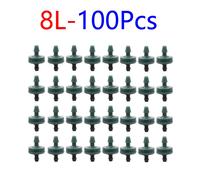 Goutteurs à pression compensée pour jardin agricole,d'argile de la pelouse,débit stable,2L,4L,8L,500 pièces,100 pièces - Type 8L x 100pcs