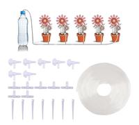 Goutteurs Pour Irrigation Goutte À Goutte,7 Mètres De Tuyau Avec Goutteurs Auto-régulants - Système d'Arrosage avec Tuyau de 7 m pour Serre Jardin Potager en Pot Pelouse Intérieur