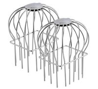 Gouttière 2pcs Filtre de gobelet à tête ronde 304 Garde à bite des vers le bas en acier inoxydable