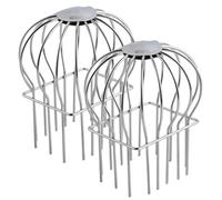 Gouttière 2pcs Filtre de guttre de tête à tête ronde 304 Garde des vers le bas en acier inoxydable