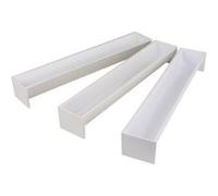 Gouttière à bûche à côtés professionnelle 470 x 65 x 70mm G