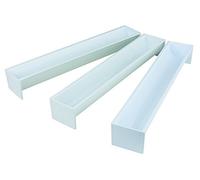 Gouttière à bûche demi-cercle professionnelle 470 x 65 x 70mm