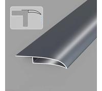 Gouttière à Profil en Aluminium pour Avant-Toit de Toit, moulure en métal en Forme de Bec d'aigle pour Bord de Mur proactif, Nez de Nez de bâtiment découpable pour l'extérieur (Gris, 2 m)