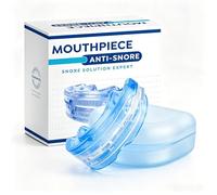Gouttière anti-ronflement, protège contre le ronflement et le grincement des dents, efficace, lavable et réutilisable, améliore la qualité du sommeil chez les hommes et les femmes.
