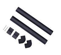 Gouttière de récupération d’eau de pluie pour serre de 32 mm, kit de drainage en aluminium pour gouttière et réservoir d’eau, avec coude à 90 degrés et colliers de fixation pour un