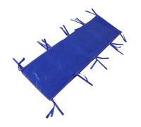 Gouttière de Tente de Toit U Large en Tissu Bleu, Sangles Réglables | Drainage, Bords Renforcés, Points Fixes Multiples, Légère, pour Camping et Événements sous Abri