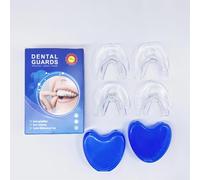 Gouttiere Dentaire Bruxisme Lot de 8, 2 Tailles Protecteurs Buccaux - MidingChai Goutiere Dent Bruxisme Thermoformable avec 2 Boites de Rangement, Anti Grincement Dents et Ronflement