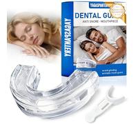 Gouttière Dispositifs Anti-Ronflement, Doux et confortable Gouttiere Anti Ronflement， Réduire le Gouttière,Réducteur Ronflements Adapté à Toutes Les Formes Bouche Universel, Efficace Hommes/Femmes