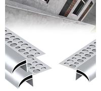 Gouttière en aluminium étanche pour murs extérieurs, empêche le reflux de la pluie, idéal pour le nez de fenêtre et moulure