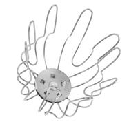 Gouttiere Grille en Acier Inoxydable, Protection Anti Feuilles | Argenté, Maille Fine, Forme Dôme Ronde, pour Toits, Sorties, Balcons