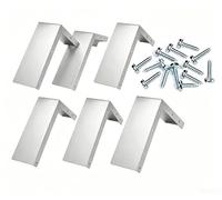 Gouttière Métallique de Coin 42cm pour Pluie Intense(6pcs) | pour aluminium pour durable, résistance à la rouille, empêche les éclaboussures, protège les fondations, pour facile à