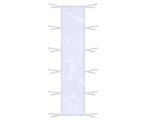 Gouttière pour abri de Jardin | Garde Amovible Transparente Extensible | Extension d'Auvent - pour Extérieur Jardin Terrasse Camping Pelouse Bord de Piscine Plage