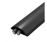 Gouttière pour câbles en acier inoxydable, kit de canalisation, couverture semi-circulaire pour câbles d'angle, peinture, pour une utilisation dans les bureaux, les salons, les réunions et autres