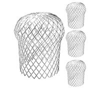 Gouttières - 4 pièces Protecteur de disques en aluminium | à décapage des inconvénients imperméable | Blocage de drainage de gouttières Téléphone pour les feuilles de toit débris