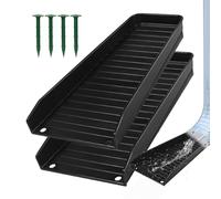 Gouttières de gouttières, de divertisseur à eau à bas de d'extension de bec, 2pcs goutter drain diverteur pour prévenir l'érosion du sol pour la protection du sol de fondation de la ma