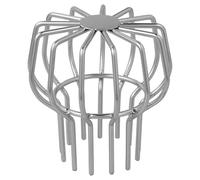 Gouttières en acier - Protection contre les obstructions - Maille antirouille - Pour tuyaux de descente d'eau de pluie - Systèmes de drainage de l'eau de pluie - Pour salle de bain - Pas de blocage