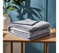 GOUTUI Couverture de Canapé 120 x 190 cm Ultra Douce et Duveteuse Plaid pour Canapé Polyester pour Chambre Canapé Voyage, Gris Clair