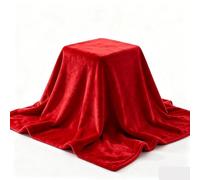 GOUTUI Plaid Canape Couverture Polaire 50 x 90 cm Doux et Chaud Plaid Chaud Hiver Idée Cadeau pour Lits, Canapés, Chaises et Divans, Rouge
