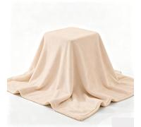 GOUTUI Plaid Canape Couverture Polaire 90 x 190 cm Doux et Chaud Plaid Chaud Hiver Idée Cadeau pour Lits, Canapés, Chaises et Divans, Blanc cassé