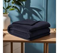 GOUTUI Plaid Polaire 60 x 180 cm Confortable et Chaude Couverture Jetée de Canapé Polyester pour Chambre Canapé Voyage, Gris Foncé