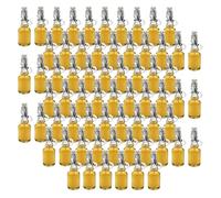 gouveo Lot de 66 bouteilles en verre de 40 ml avec anse et fermeture mécanique - Mini flacon à remplir - Petite bouteille avec anse pour liqueur, huile (BF040H)
