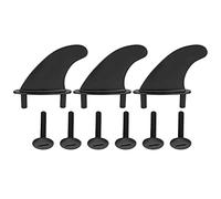 Gouvernail à ailerons pour planche de surf, Longboard souple, aileron supérieur en PVC avec vis de fixation, 3 pièces