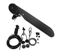 Gouvernail de kayak - Gouvernail de kayak compact avec accessoires | Kit de direction léger pour kayaks et canoës, pièces de rechange de commande de vitesse, accessoires pour bateau, pêche, perche, ba