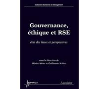 Gouvernance, éthique et RSE : état des lieux et perspectives - Guillaume Schier - Hermes Science Publications - broché - Livre