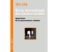 Gouvernance urbaine Numéro 193 - Collectif - Eres - broché - Revue