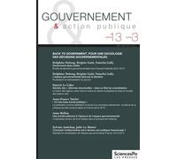 Gouvernement et action publique T13-3 - Back to government.