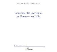 Gouverner les universités en France et en Italie - Stefano Boffo - L'harmattan - broché - Etude